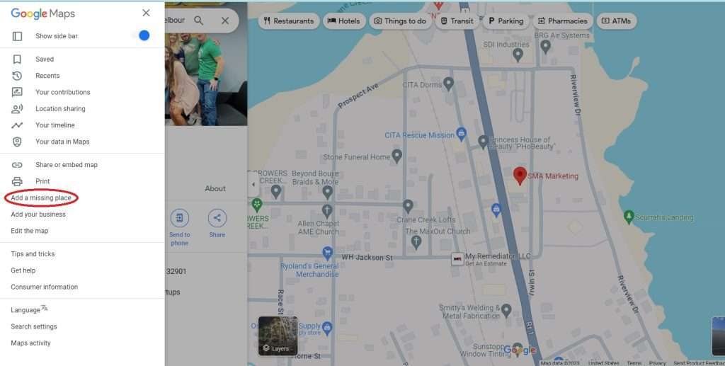 Add A Missing Place To Google Maps