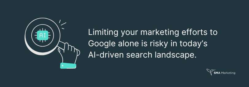 How Ai And Multi-Platform Strategies Are Changing Seo | Sma Marketing Limiting Your Marketing Efforts To Google Alone Is Risky.